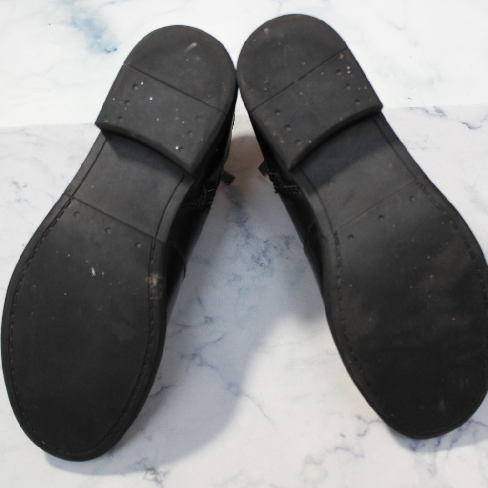 BLACK AKLE MOTO BOOTS Sz 8.5 - K Cole Reaction EUC - Picture 8 of 8